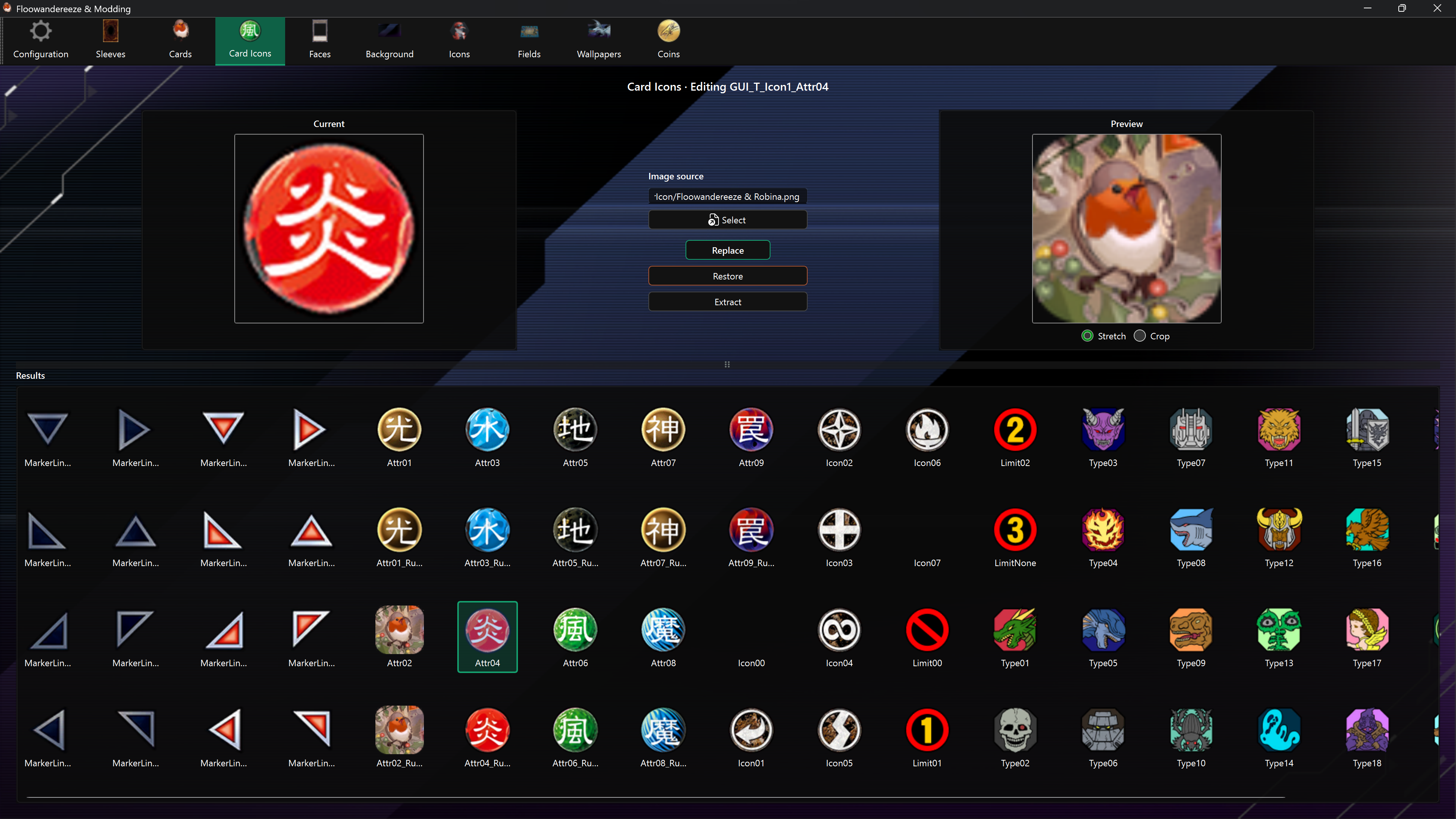 Card Icon Editor