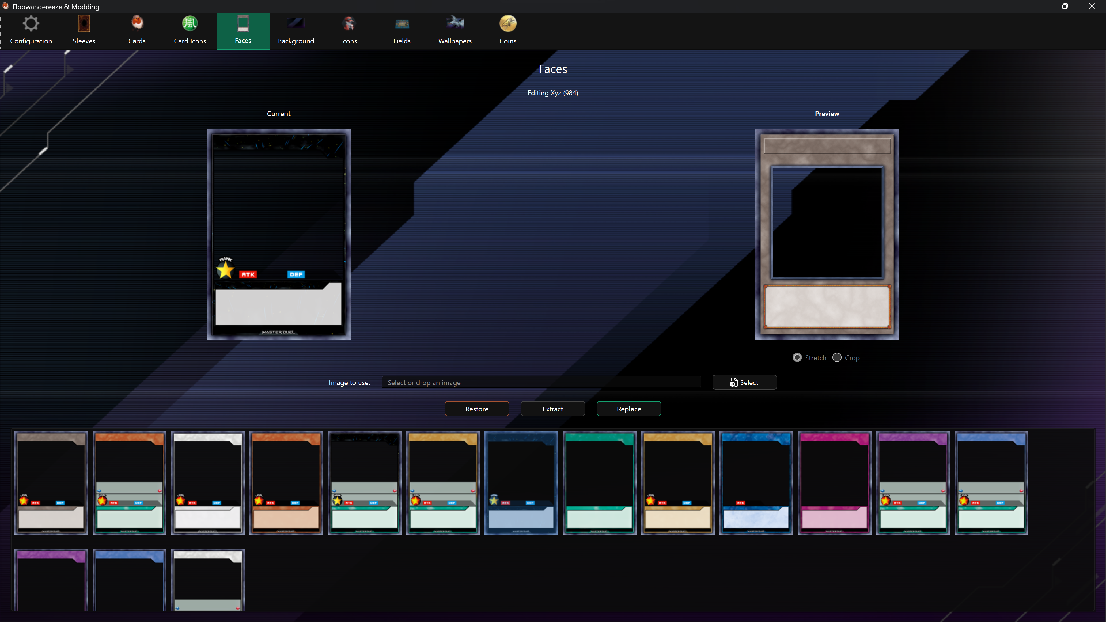 Card Face Editor