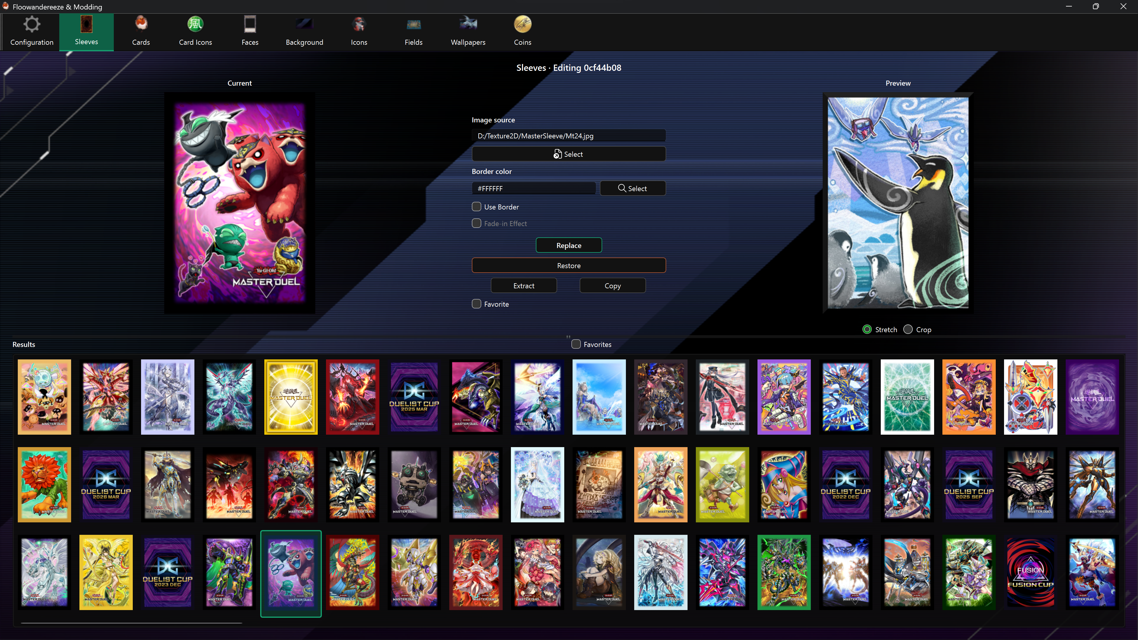 Sleeve Editor
